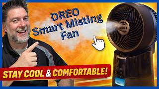DREO TurboCool Misting Fan 516S ❄️ Powerful 5°F Cooling, Ultra Quiet 20dB & Smart App Control 💨🔥