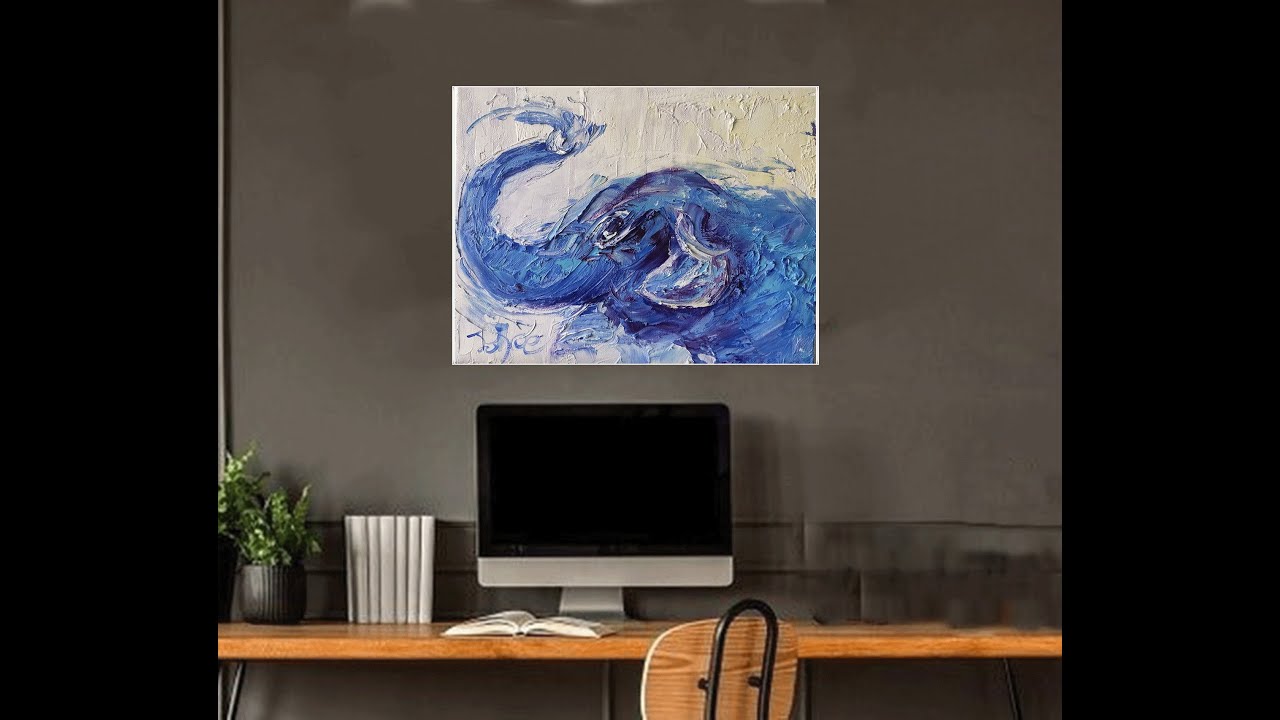 painting video /mini size painting elephant