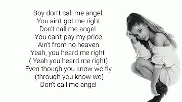 Ariana Grande - Don't call me angel (lyrics) feat. Miley Cyrus,Lana del rey