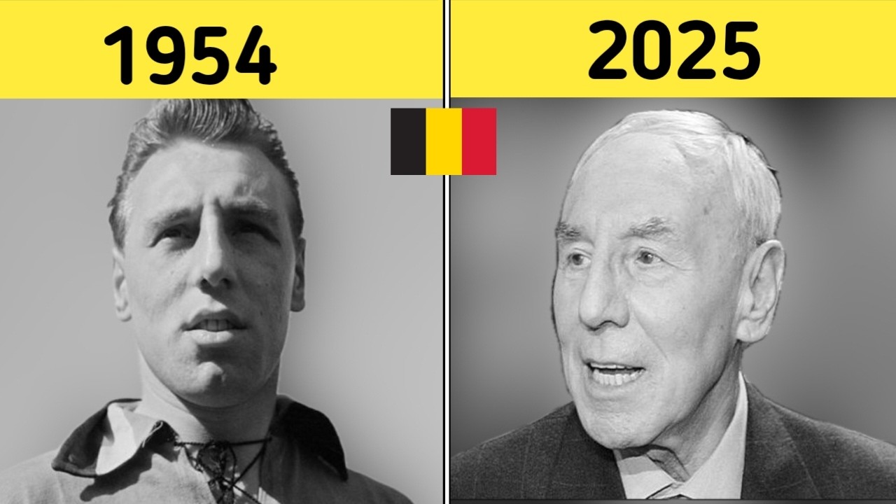 Belgium 🇧🇪 1954 World Cup Squad | Then and Now (1954 vs 2025)