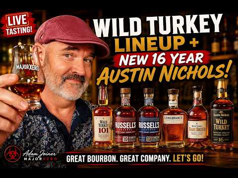 NEW Wild Turkey 16 Year Austin Nichols Review + Wild Turkey Lineup