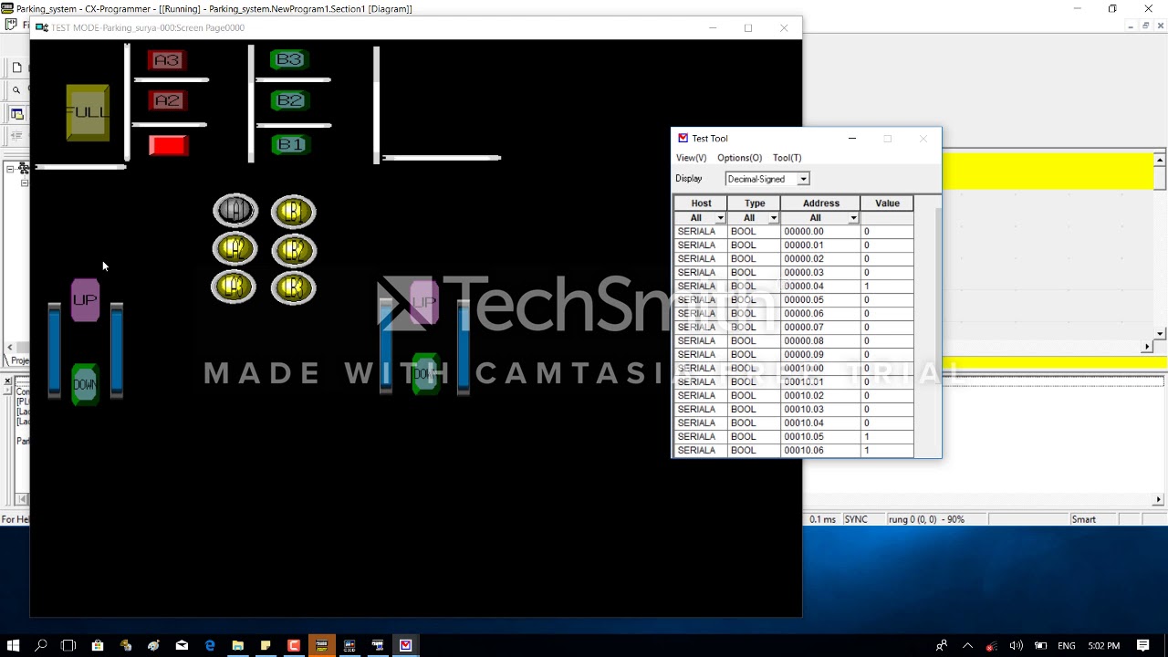 Parking Project Simulation menggunakan Cx-Designer dan Cx Programmer ...