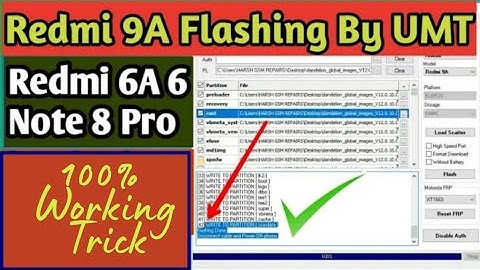 How To Flash Redmi 6a With UMT Without Error| How To Downgrade Redmi 6a Without Unlocking Bootloader