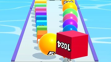 Ball Run 2048 Merge Number ! MAX LEVELS Gameplay Walkthrough New Update Part 466 android, ios