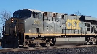 (3/9/25) CSX M560 With 5331 Leading