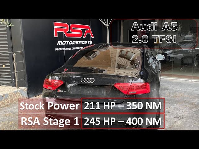 Audi A5 B8 2.0 TFSI Stage 1 Tune