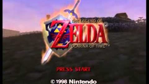 The Legend of Zelda: Ocarina of Time - Title Intro (240 Test)