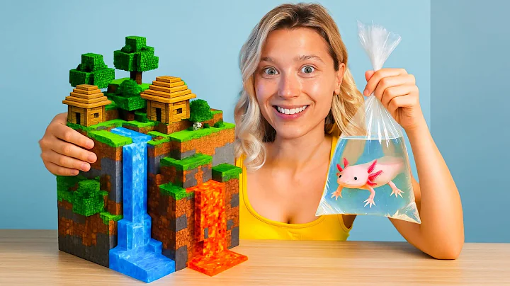 I Built Minecraft for a Real Axolotl!