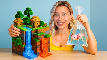 I Built Minecraft for a Real Axolotl!