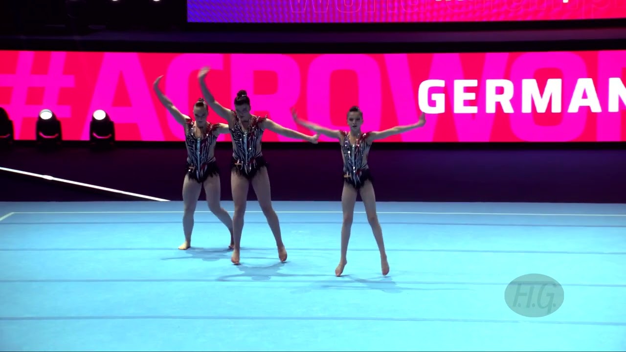 Germany (GER) - 2022 Acrobatic Worlds, Baku (AZE) - Dynamic Qualification  Women's Group
