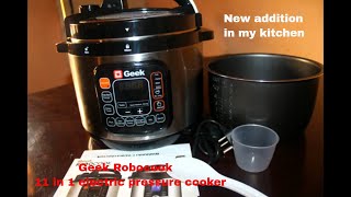 Geek Robocook Electric Pressure Cooker for smaller and smarter kitchen