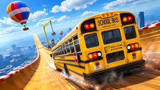 Bus Simulator Mega Ramp: Impossible Tracks Stunt Driving Challenge Gameplay level 4-7 screenshot 4