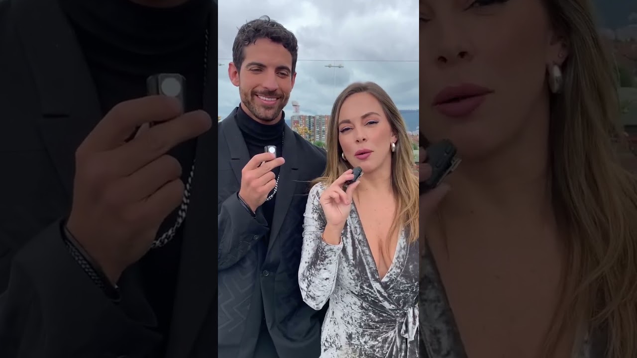 Maria Elisa Camargo y Cristian Gamero