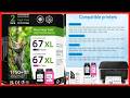 Chromojet Compatible HP 67XL Ink Cartridges: Reliable Printing for Your HP Printer