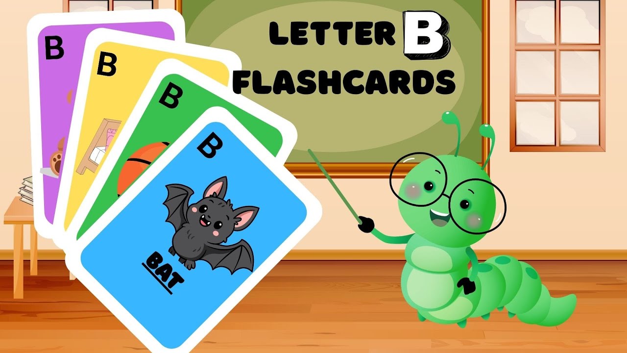 Letter B Flashcards and Game/ Alphabet Learning/Vocabulary Words for ...