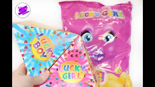 Кукурузные палочки "LUCKY GIRL" и Пирамидки "LUCKY BOY" с подарками!