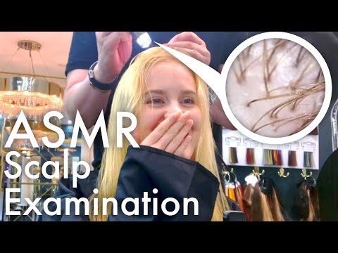 Real ASMR Scalp Examination at Inanch London (Unintentional, real person ASMR)