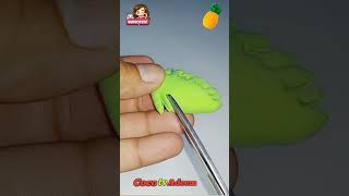 how to make a pineapple out of clay | polymer clay pineapple