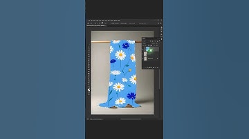 How to Make a Towel Mockup in Photoshop 🔥 | Photoshop #shorts Tutorial