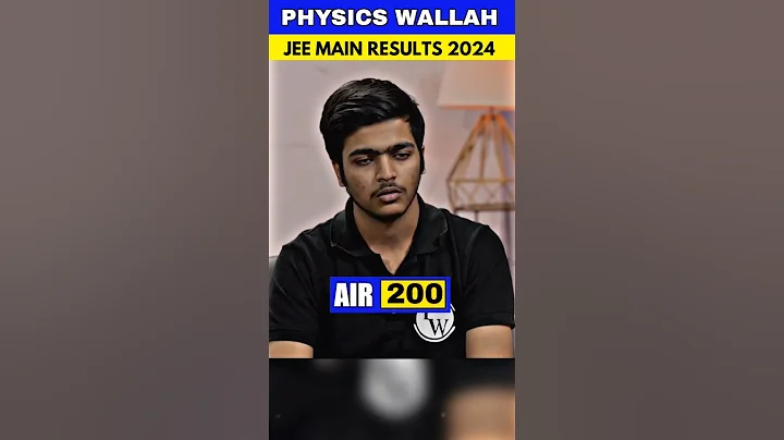 Physics Strategy for IIT-JEE!! 🔥 #PW #Shorts #JEEMainResult2024
