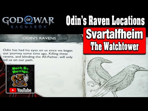 God of War Ragnarok - Odin's Raven Locations - The Watchtower -  Svartalfheim 