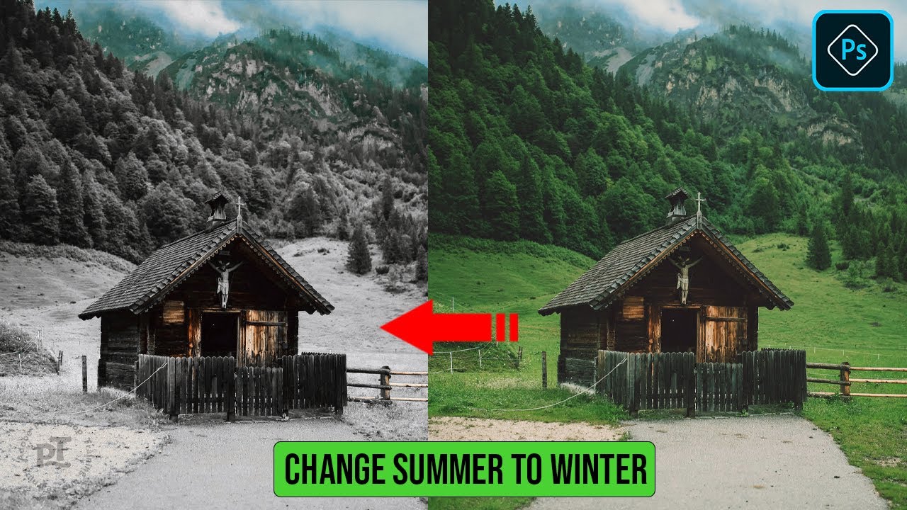 Winter change. Winter change