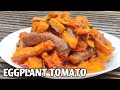 Eggplant Tomato Recipe | Eggplant Tomato Stir Fried | Easiest Way To Cook Delicious Eggplant Recipe.