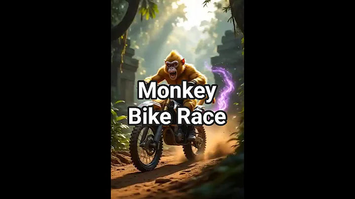 Monkey Bike Race #shorts