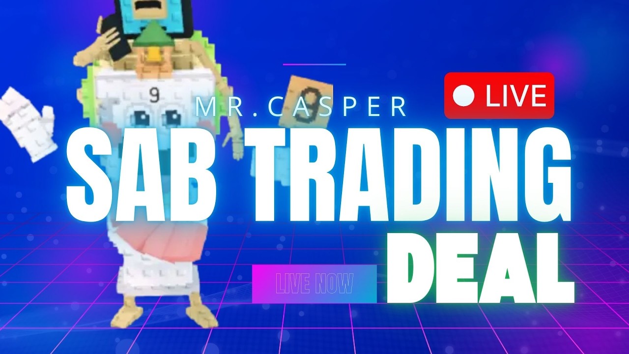 Sab Robux Shop 🔴Live🔴Sab Trading Deal Roblox Mr. Casper #roblox #stealabrainrot #sab # ...