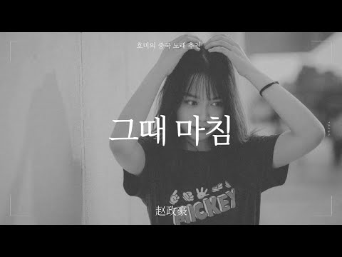 [잔잔한 중국 노래 추천] 那时正好(그때 마침) - 赵政豪(조정호) 가사,병음,해석