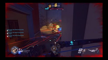 Overwatch - Hanzo ult consumed by D.Va