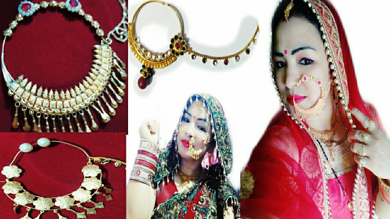 Buy Silvermerc Designs Women Brass Kundan Meenakari Floral Rajasthani  Nosering Online at Best Prices in India - JioMart.