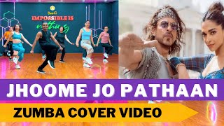 Jhoome Jo Pathaan Song | Shah Rukh Khan, Deepika | ZUMBA DANCE VIDEO | ZUMBA COVER #trending #srk Resimi