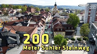 Heimatkunde - 200 Meter Steinweg in Suhl