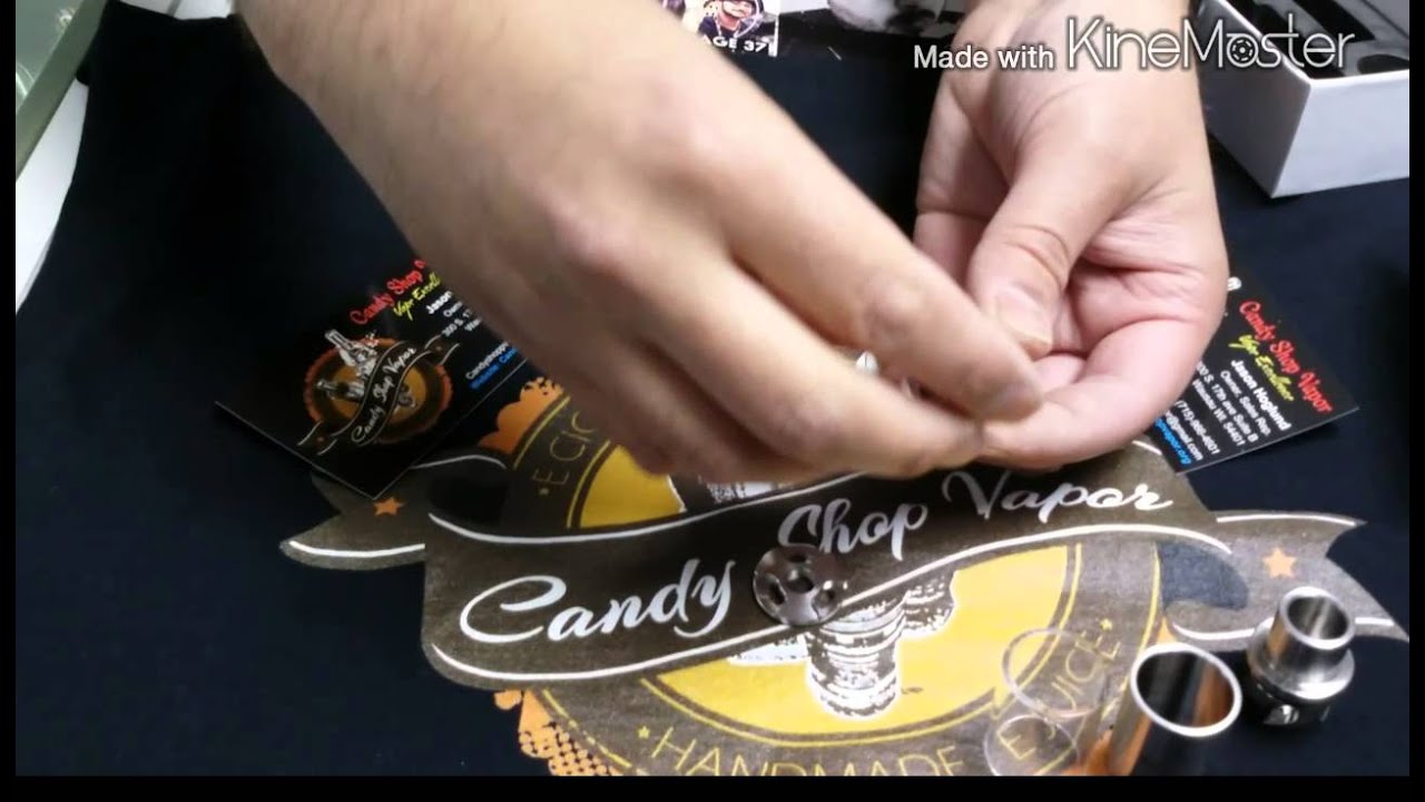 Candy Shop Vapor 571 Rda, Fishbone Rda review - YouTube