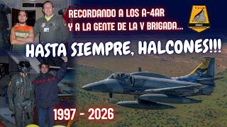 Hasta siempre, halcones!!! Homenaje a los A 4AR Fightinghawk de la @FuerzaAereaArg