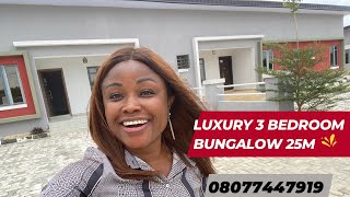 House for sale in Lekki lagos Nigeria:Affordable 3 bedroom bungalow in Awoyaya 25m ($58,512)