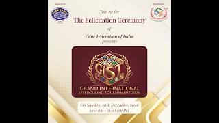 Felicitation Ceremony of GIST 2026 – the Grand International Speedcubing Tournament 2026,