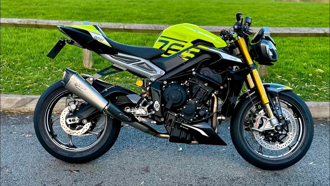 *** SPARK WSSP Replica Konix Evo exhaust with racing headers ***  Triumph Street Triple Moto 2 Ltd