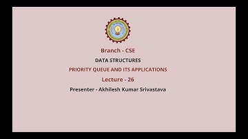 | AKTU Digital Education | Data Structure  | Priority Queue & Its Applications