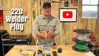 FINALLY! IT’S EASY!  How to wire a 220 volt outlet for a welder.