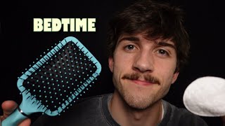 ASMR Getting YOU Ready For Bedtime (Male Personal Attention)