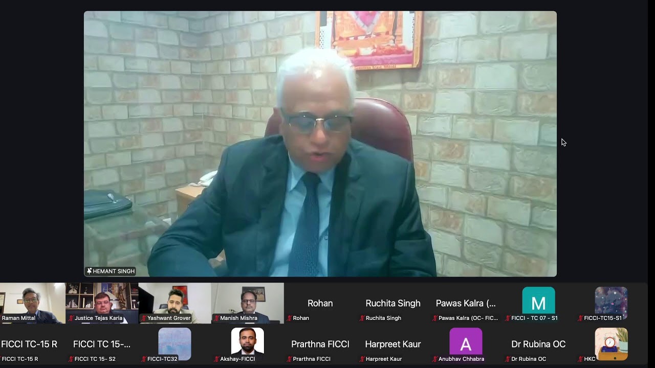 2nd FICCI - CLC NATIONAL VIRTUAL MOOT COURT COMPETITION, 2025 FINAL ROUNDS