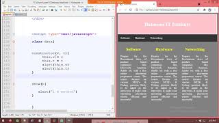 JAVASCRIPT PROGRAMMING COURSE (CLASS 15) | DATACOM IT INSTITUTE