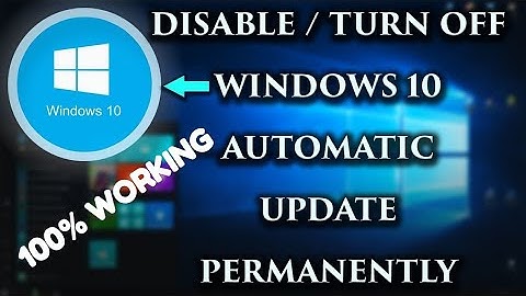Disable Windows10 Automatic Update Permanently (2018)