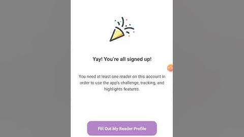 How to Sign up as a New Reader through the Beanstack App