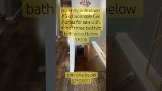 Andover school district slim pickins￼ in homes for sale under 300 K #wichitakansas  #realestate