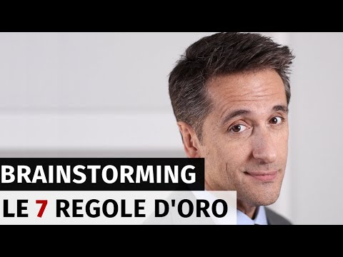 Video: Regole Per Condurre Un Brainstorming Efficace