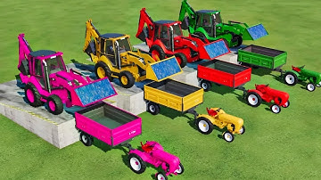 Colours of loader!JCB Backoe Loader in Farming Simulator 22 ।।