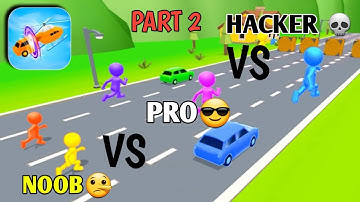 Noob 🤥 vs Pro 😎 vs Hacker 💀 Shape shifting gameplay ll funny gameplay